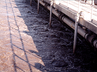 Aeration Tank at activated sludge plant